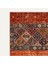Turuncu ve Kırmızı Tonlarında Etnik Kilim Desenli Halı Dijital Şönil Halı 3