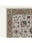 Vintage Halı Modern Motifli Bej Klasik Kilim Desenli Dijital Şönil Halı 3