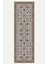Vintage Halı Modern Motifli Bej Klasik Kilim Desenli Dijital Şönil Halı 5