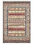 Vintage Halı Modern Motifli Bej ve Renkli Kilim Desenli Dijital Şönil Halı 2
