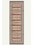 Vintage Halı Modern Motifli Bej ve Renkli Kilim Desenli Dijital Şönil Halı 5