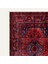 Vintage Halı Modern Afgan Motifli Bordo Göbekli Desenli Dijital Şönil Halı 3
