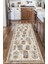 Kilim Motifli Geometrik Desenli Modern Eskitme Tasarım Vintage Dijital Şönil Halı 4