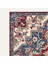 Vintage Halı Modern Motifli Antrasit Mavi ve Bej Göbek Desenli Dijital Şönil Halı 3