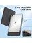 Apple iPad 11. Nesil 2025 Tablet Kılıf Manyetik Pen Charge Kalem Bölmeli Akıllı Uyku Modlu Şeffaf Kapak A3355/A3356 A16 3