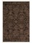 Vintage Halı Modern Motifli Kahverengi Kilim Desenli Dijital Şönil Halı 2
