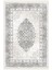 Vintage Halı Modern Motifli Gri Göbekli Kilim Desenli Dijital Şönil Halı 2