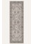 Vintage Halı Modern Motifli Gri ve Bej Kilim Desenli Dijital Şönil Halı 5