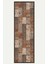 Vintage Halı Modern Motifli Kahverengi Klasik Kilim Desenli Dijital Şönil Halı 5
