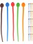 30 Pcs Silikon Kablo Bağları, Dayanıklı Fermuarlı Bağlar, Çanta Mühür Klipsleri, Kablo Askıları, Ekmek Bağları, Ev Ofis Için Kauçuk Büküm Bağları (Yurt Dışından) 3