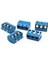 100 Adet Mavi Abs KF301-3P 5.08MM 3 Pin Bağlantı Terminali Vidalı Terminal Konnektörü (Yurt Dışından) 3