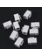 10 Adet RJ45 Konektörü Keystone Jack Cat6 Uzatma Çoğaltıcı Ethernet Ağı Lan Cat 6 Çoğaltıcı Jaklar Uzatma Adaptörü, Beyaz (Yurt Dışından) 2