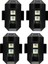 4 Adet 7 Renk Drone Çakarlı Lamba USB LED Anti-Çarpışma Bisiklet Kuyruk Drone Gece Sinek Mini Sinyal Yanıp Sönen Uyarı Işığı (Yurt Dışından) 1