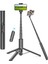 60 Inç Cep Telefonu Tripod ve Uzaktan Kumandalı Selfie Çubuğu, Cep Telefonları Için 4-7 Inç Taşınabilir Akıllı Telefon Tripod Tutucu (Yurt Dışından) 2
