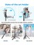 60 Inç Cep Telefonu Tripod ve Uzaktan Kumandalı Selfie Çubuğu, Cep Telefonları Için 4-7 Inç Taşınabilir Akıllı Telefon Tripod Tutucu (Yurt Dışından) 3