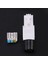 20 Adet Aletsiz Korumalı RJ45 Ağ Kablosu Konektörü Ethernet Kablosu Fişi CAT6A Konektörü Utp Korumasız Bükülmüş (Yurt Dışından) 3