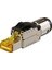 2 Adet Cat8 Endüstriyel Ethernet Konnektörü RJ45 Korumalı Saha Fişi Aracı Kolay Metal Döküm Sonlandırma Konnektörü (Yurt Dışından) 2