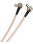 Sma Dişi - Y Tipi 2 x Ts9 Erkek / Crc9 Erkek Konnektör Ayırıcı Birleştirici Pigtail Kablo Rg 316 30 cm Altın (Yurt Dışından) 4