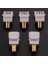 5-Pack Rca Keystone Jack Ekleme Konnektör Soketi Dişi Geçmeli Adaptör Bağlantı Noktası Duvar Plakası Için Altın Kaplama Inline Çoğaltıcı (Yurt Dışından) 1