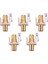5-Pack Rca Keystone Jack Ekleme Konnektör Soketi Dişi Geçmeli Adaptör Bağlantı Noktası Duvar Plakası Için Altın Kaplama Inline Çoğaltıcı (Yurt Dışından) 2
