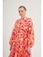 Ftz Saten Plise Elbise Pembe 31006 1