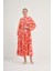 Ftz Saten Plise Elbise Pembe 31006 4