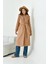Ftz Kadın Kaşe Kaban Camel 30976 2