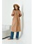 Ftz Kadın Kaşe Kaban Camel 30976 3