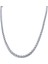 316L Çelik Oval Unisex Zincir Kolye 80 cm ZN-262 4
