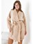Ftz Kadın Kaşe Kaban Beige 30957 4