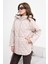 Ftz Kadın Kapitone Kaban Beige 30966 5