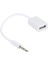 3.5mm Erkek Aux Ses Fişi Jakı USB 2.0 Dişi Dönüştürücü Kablosu Kablosu Araba Mp3 (Yurt Dışından) 1