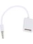 3.5mm Erkek Aux Ses Fişi Jakı USB 2.0 Dişi Dönüştürücü Kablosu Kablosu Araba Mp3 (Yurt Dışından) 2