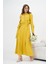 Kadın Modal Etekli Takım Hardal 30714 3