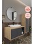 Gül 90 cm Banyo Dolabı+Ayna+Lavabo+Boy Dolabı 1