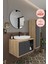 Gül 70 cm Banyo Dolabı+Ayna+Lavabo+Boy Dolabı 1