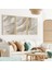Bej Dalgalar Minimalist Tablo Seti, Salon Tablosu, Yatak Odası Tablosu 4