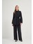 Kadın Modal Pantolonlu Takım Siyah 31011 2