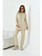 Kadın Kapitone Takım Beige 30954 3