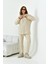 Kadın Kapitone Takım Beige 30954 5