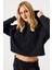 Aura Casual Hoodie Siyah 1