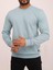 Troy Erkek Büyük Beden Uzun Kol Sıfır Yaka SWEATSHIRT-7170 1