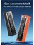 8 Yuvalı 18650 Dıy Power Bank Kılıfı Hızlı Şarjlı Power Bank Kılıfı Büyük Kapasiteli Dijital Ekranlı Pil Depolama Siyah (Yurt Dışından) 5
