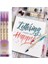 Gri Set Stili 3 Adet Retro Renk Kaligrafi Fırçası Kalem Seti Dıy Scrapbooking El Sanatları Yumuşak Ucu Çift Taraflı Ince Liner Sanat Yazı Çizim Işaretleyiciler (Yurt Dışından) 5
