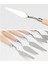 No.1 Tarzı Palet Bıçağı Boyama Paslanmaz Çelik Spatula Palet Bıçağı Yağlı Boya Metal Bıçaklar Ahşap Saplı (Yurt Dışından) 4