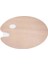 6 Fırça Palet Stili Ahşap Minimalist Palet Öğrenci Oval Yağlıboya Guaj Fırça Seti Boyama Boya Paleti Boya Tepsisi Sanat Malzemeleri (Yurt Dışından) 5
