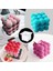Set1 Stili 6 Kaviteler Mumlar Kalıp Aromaterapi Alçı Mum Silikon Kalıp 3D Rubik Küp Pişirme Mousse Kek Kalıbı Kare Tatlı Tepsisi (Yurt Dışından) 4