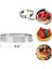12 Paket 10 cm Delikli Dairesel Tart Halkaları Paslanmaz Çelik Meyveli Turta Kişleri Kek Mus Kalıbı Mutfak Pişirme Kalıbı Halkası (Yurt Dışından) 3