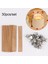 13MMX130MM Stili Ahşap Mumlar Fitil Dıy Parafin Mum Kavanoz Yapımı Kiti Mum Çekirdek Klip Tabanı ile El Yapımı Dumansız Mum Fitil Çekirdekleri (Yurt Dışından) 5