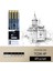 4 Adet Set A-1 Stili Pigment Liner Mikron Mürekkep Sanat Marker Kalem Kaligrafi Fırçası Kalemler Siyah Fineliner Eskiz Manga Çizim El Yazısı Beyaz Kalem (Yurt Dışından) 1